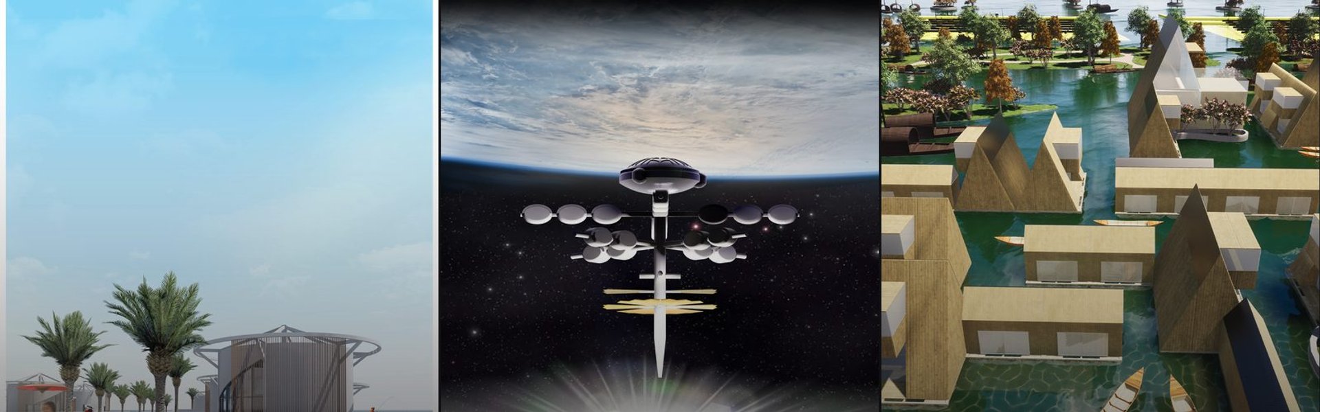 Futuristic Floating Residents cover