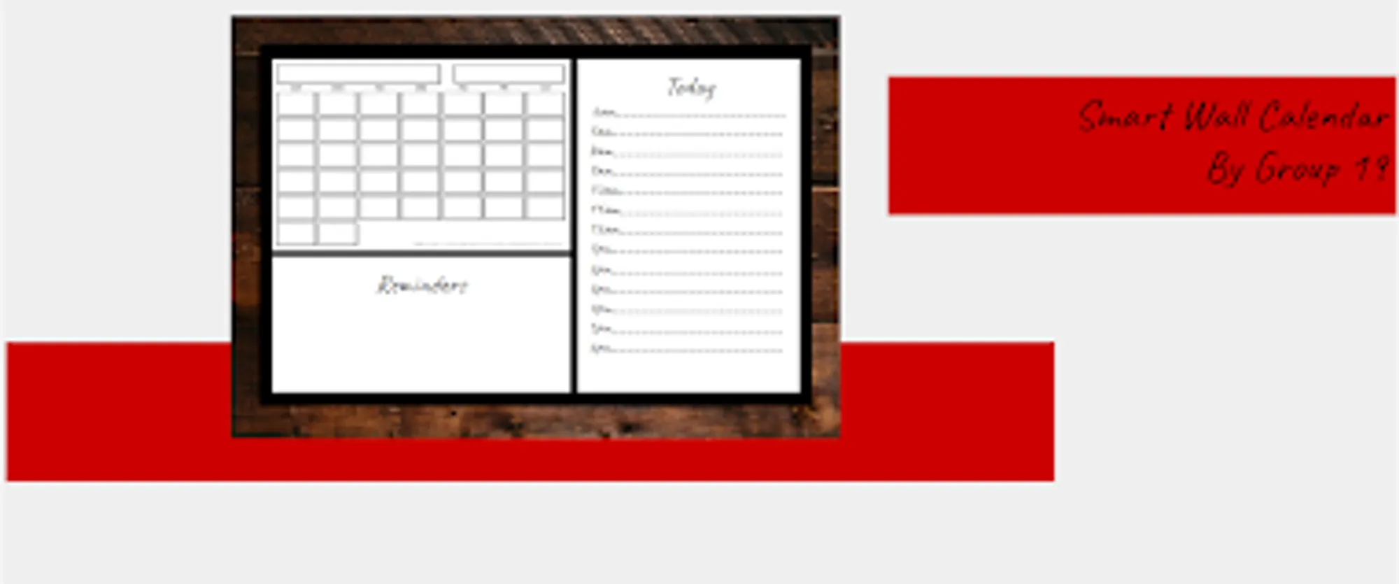 Smart Wall Calendar
