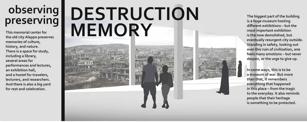 Memorial center in Aleppo