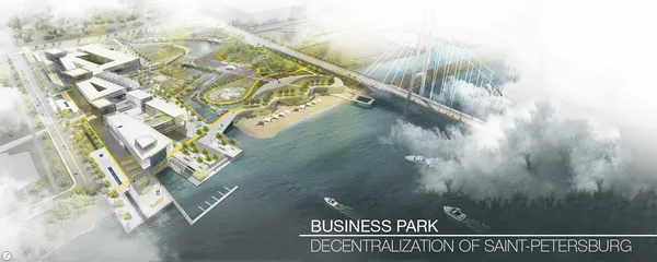 BUSINESS PARK. DECENTRALIZATION OF SAINT-PETERSBURG