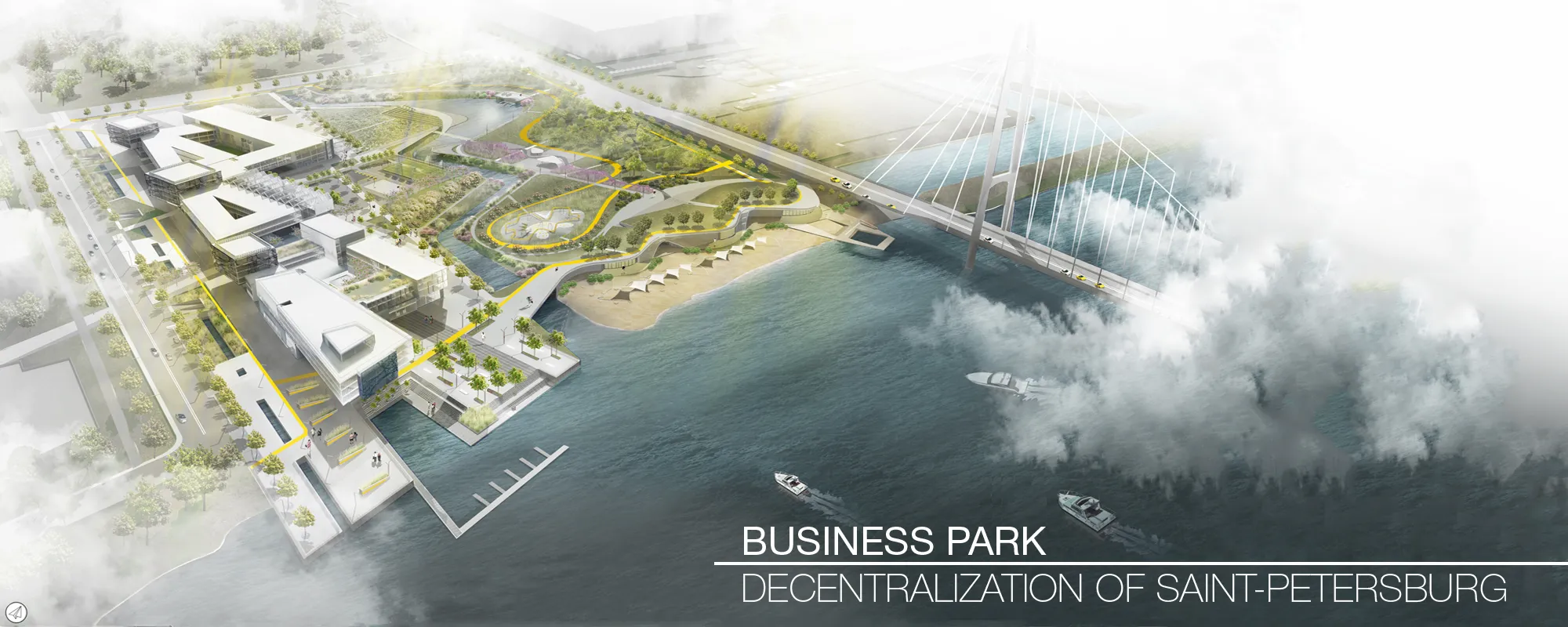 BUSINESS PARK. DECENTRALIZATION OF SAINT-PETERSBURG