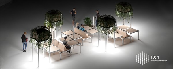 1x1 Industrial Urban Furniture
