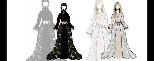 Modern classical dress