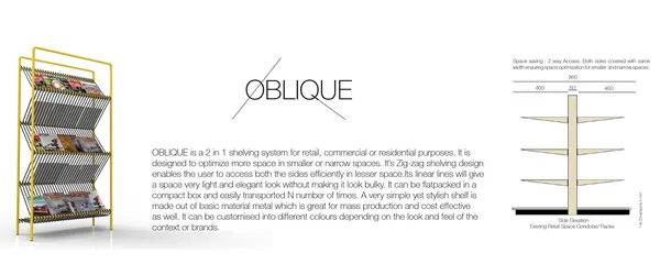 OBLIQUE Bookcase
