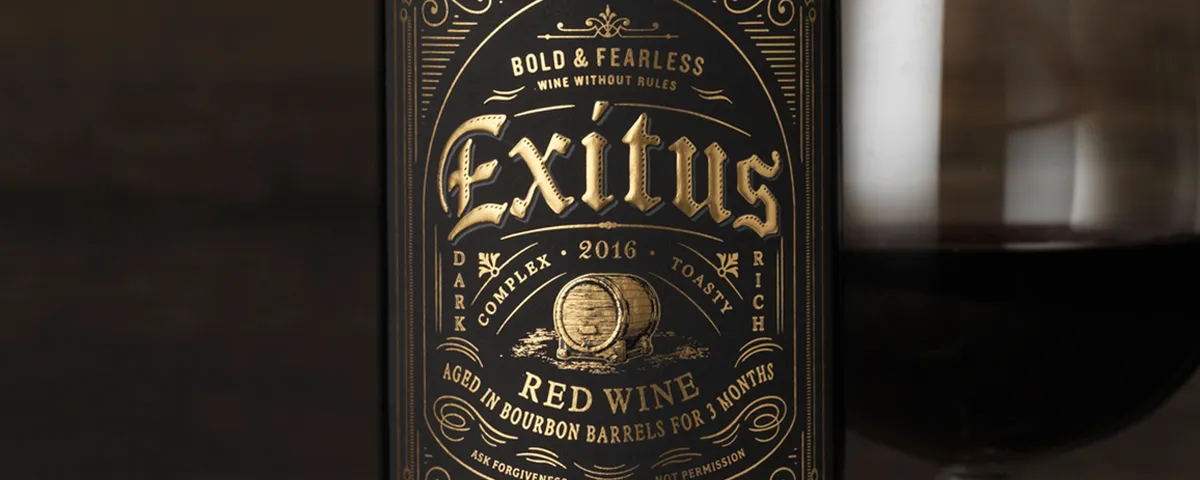 Exitus Bourbon Barrel Aged Wine