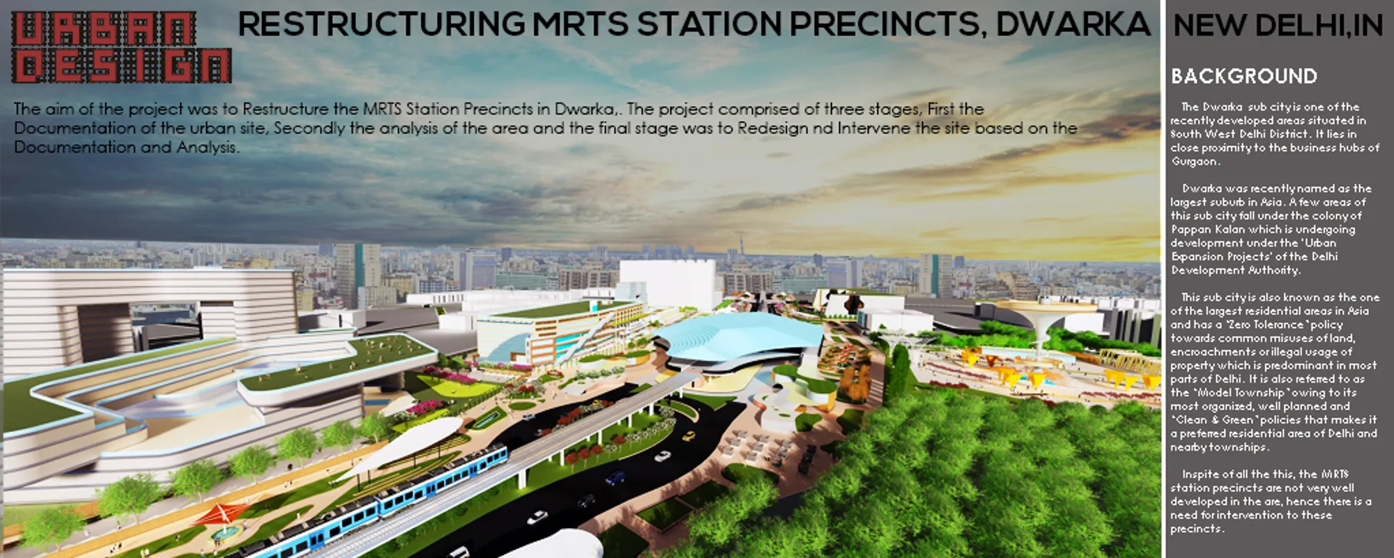 Restructuring Dwarka MRTS Station Precincts - Urban Design for Public Good