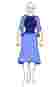 Violet Wing Dress
