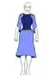 Violet Wing Dress