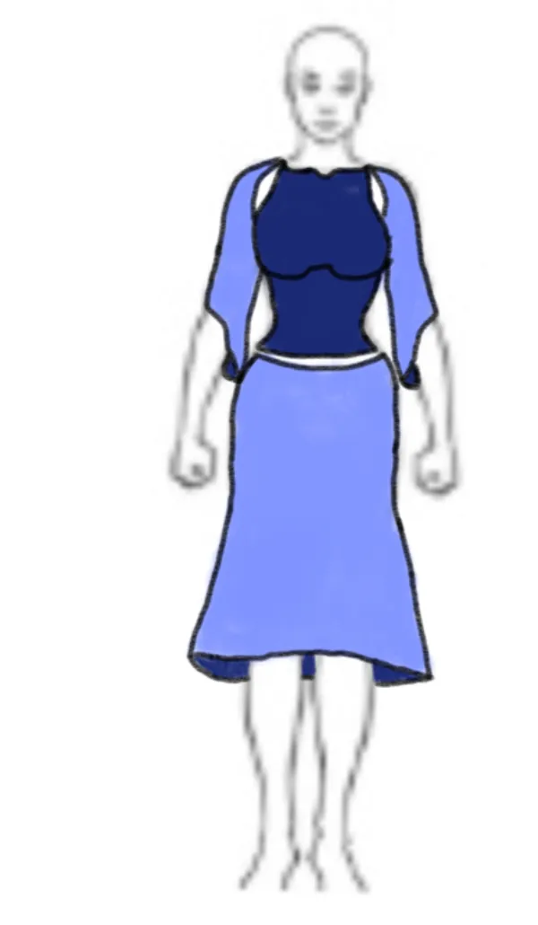 Violet Wing Dress