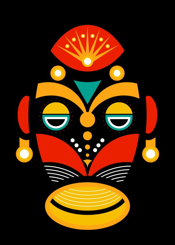 Rasta Tribal Mask