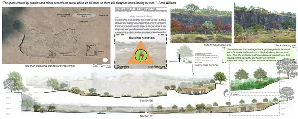 Reimagining the landscape of an abandoned stone quarry, Vetal hill, Pune