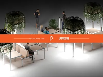 Weaving a connection between city spaces and urban furniture.
