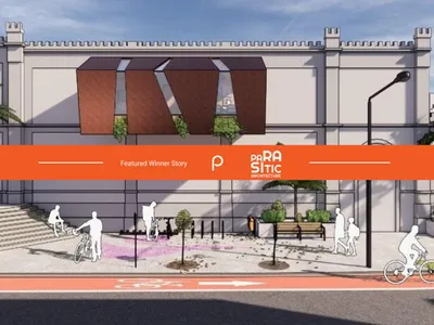 Parasitic architecture, simulating future developments of our cities