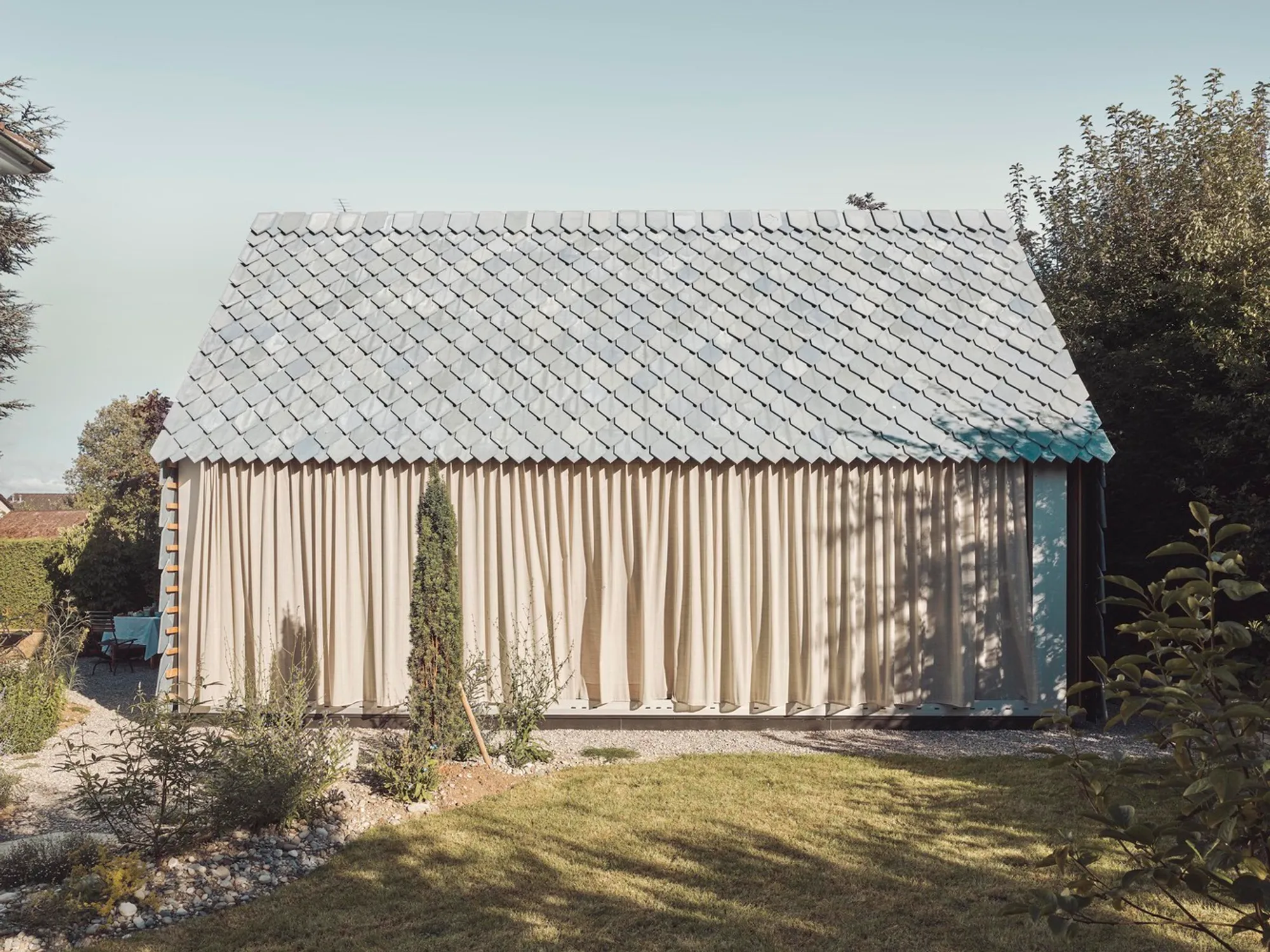 Music Pavilion by Lorenz Bachmann & Atelier Void: A Sanctuary for Sound in Winterthur, Switzerland