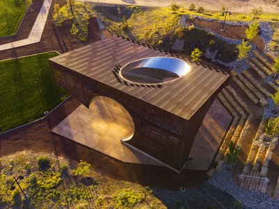 SkyRoom Community Pavilion Architecture: A Tranquil Space for Gathering and Reflection