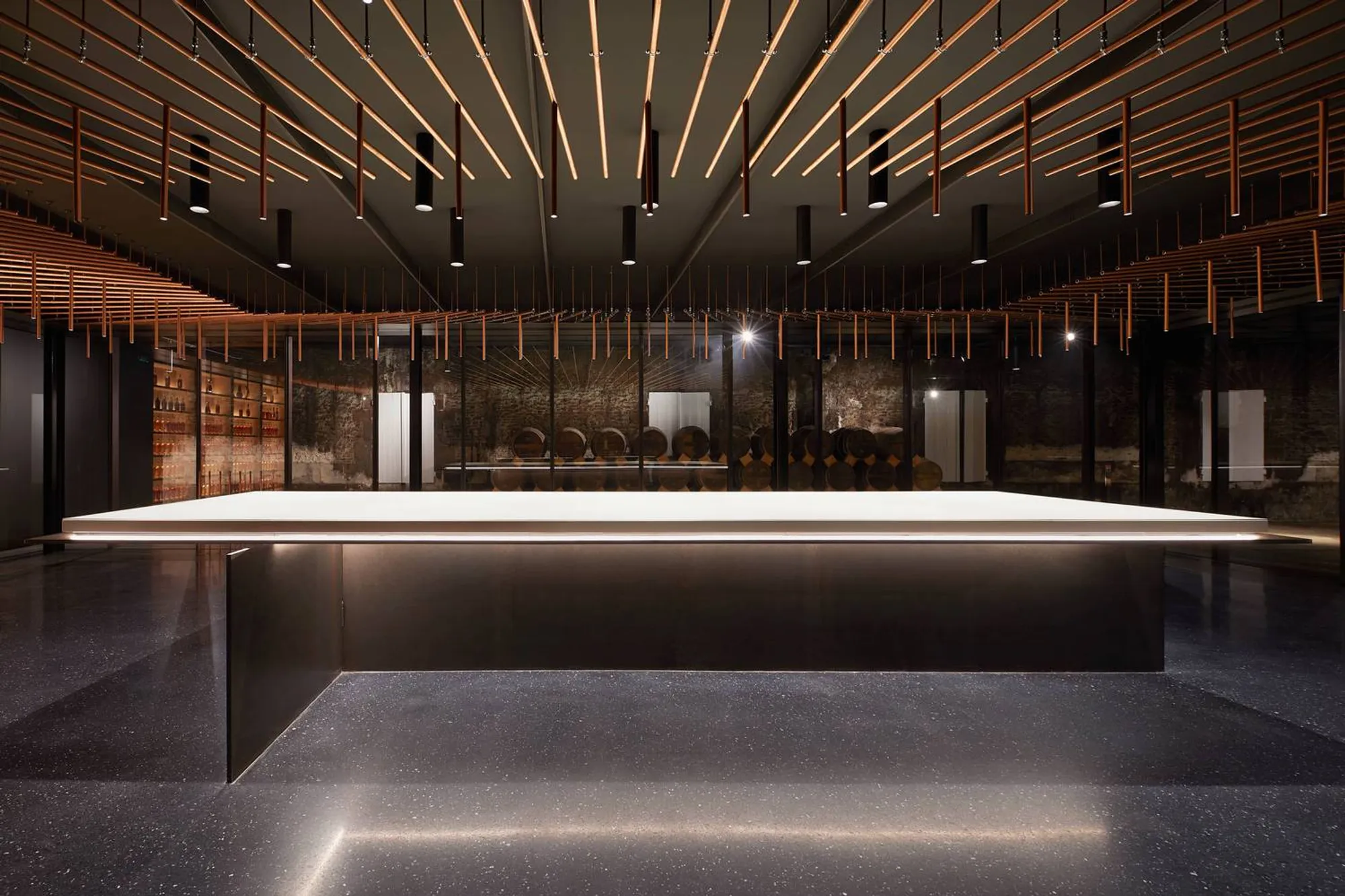 Cognac Tasting Room Design by Elluin Duolé Gillon: A Blend of Heritage and Modern Architecture