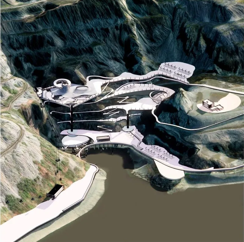 Quarry transformed: Cultural hub embraces nature's rhythm.
