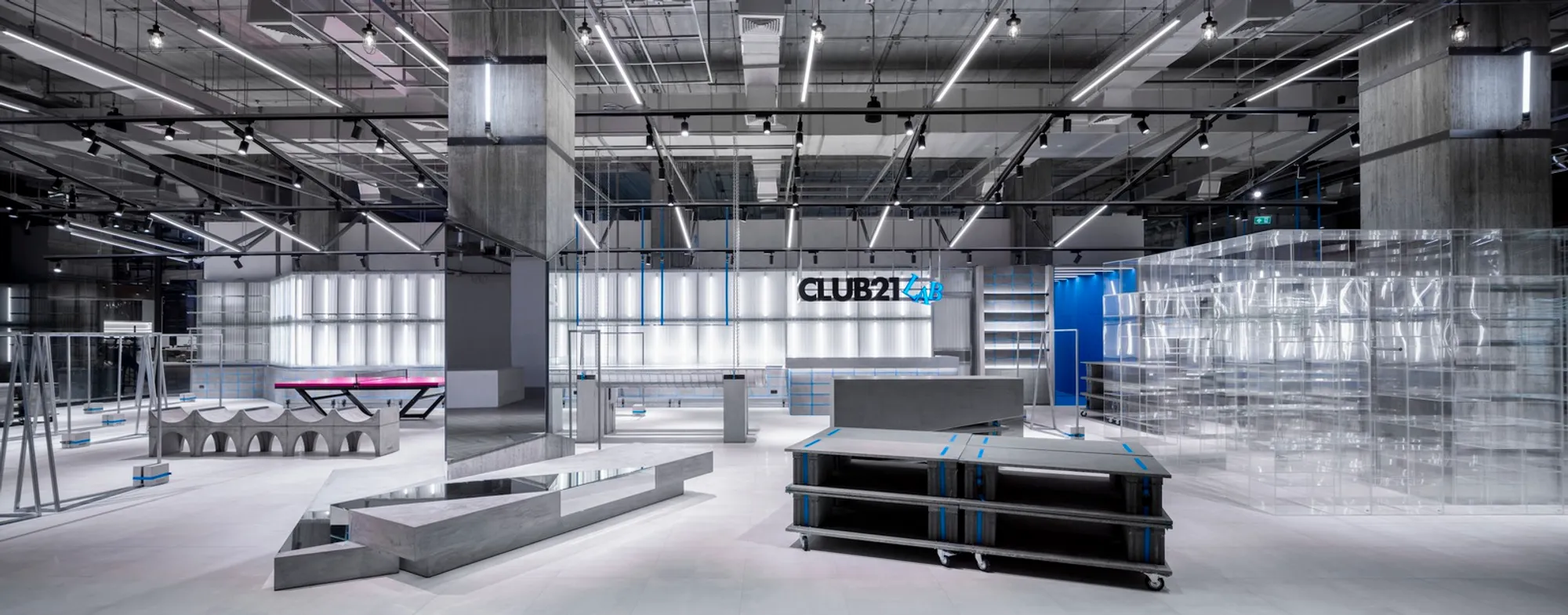 Exploring Raw Industrial Retail Architecture: CLUB21 LAB by Studio Krubka