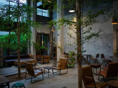 Tan Coffee: Industrial Charm Meets Green Oasis in Hue, Vietnam