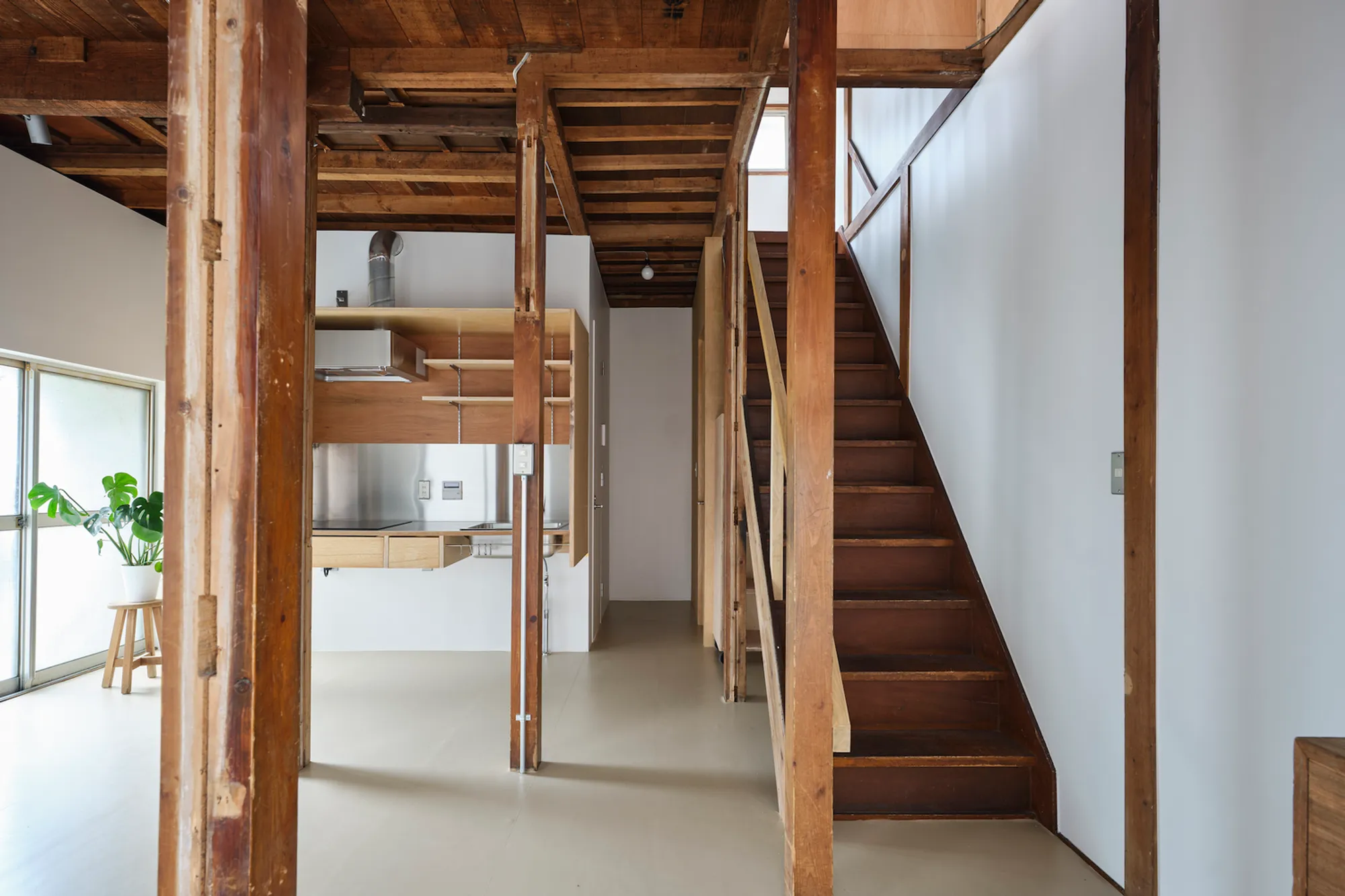 Adaptive Reuse in Residential Renovation: House in Sumida by ROOVICE