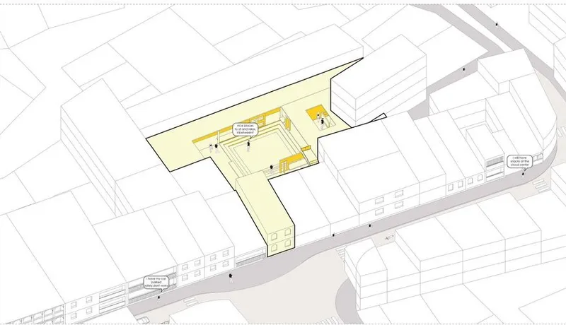 Women's Center: Cloud kitchen &amp; community space.