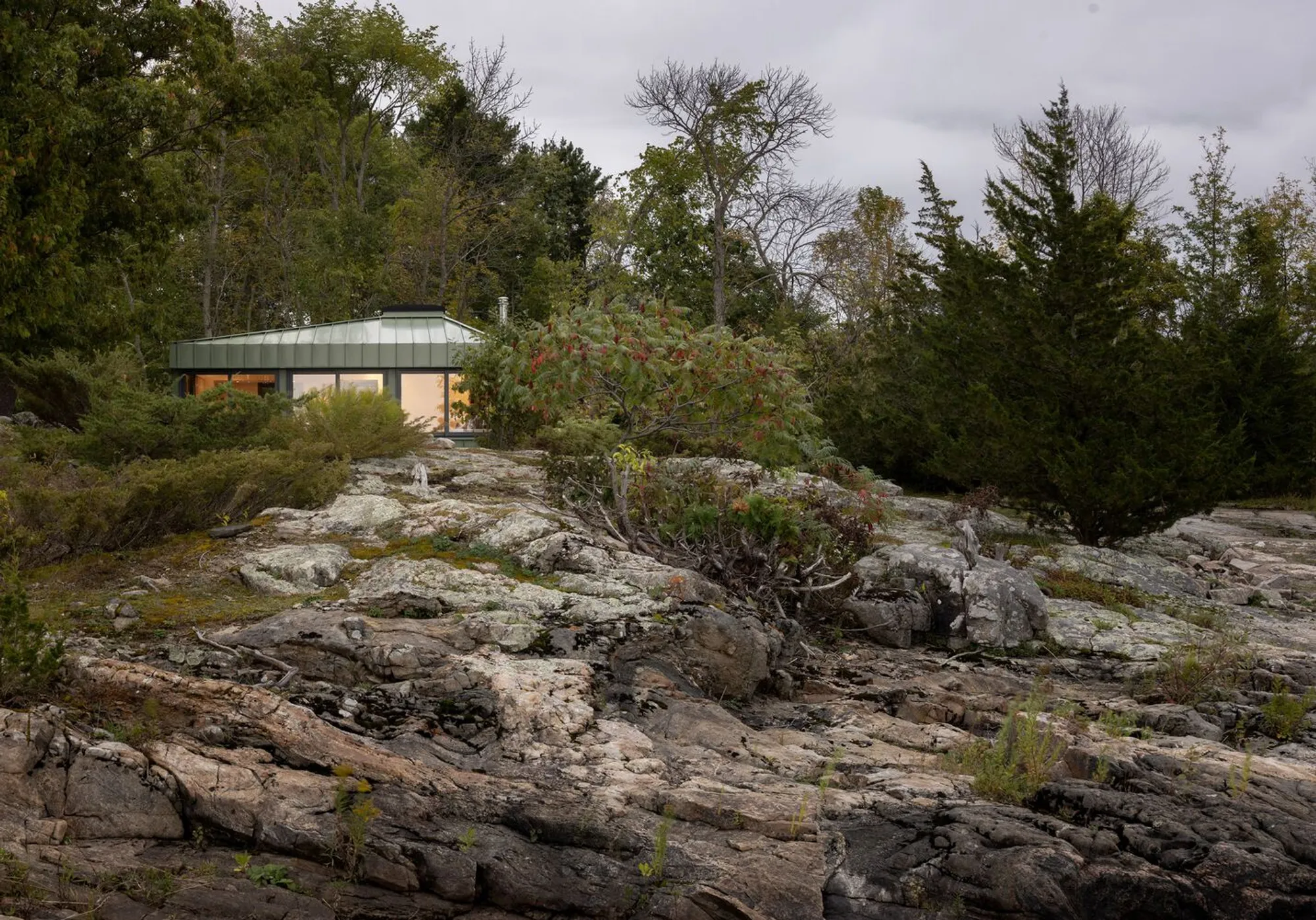 Contemporary Cabin Design in Nature: The Green Cabin by Daymark Design Incorporated