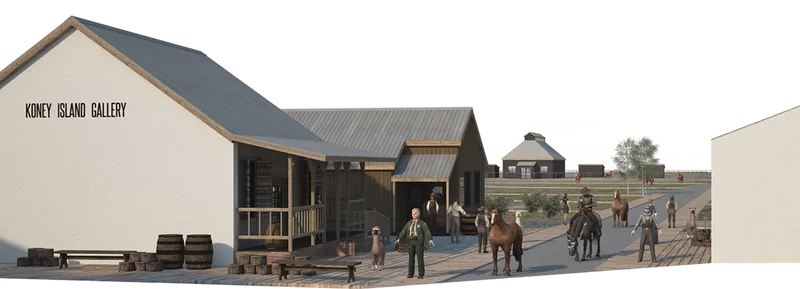 Visit the Koney Island Gallery—a space that showcases the artistry and innovation at the heart of this equestrian community.