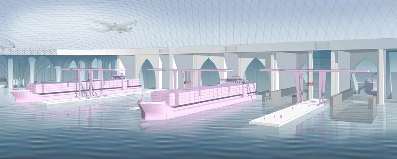 Advanced docking facilities at Port Dikson designed for efficient Arctic cargo handling and seamless maritime operations.