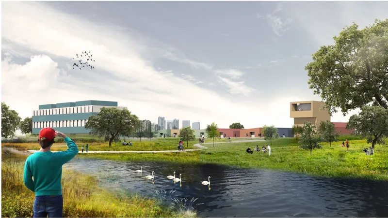 Reimagining urban landscapes: 'Developing with Water' blends innovative design.