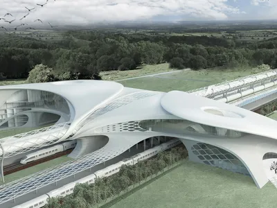 Hyperloop Transport Hub: A Leap in Modern Transportation Architecture