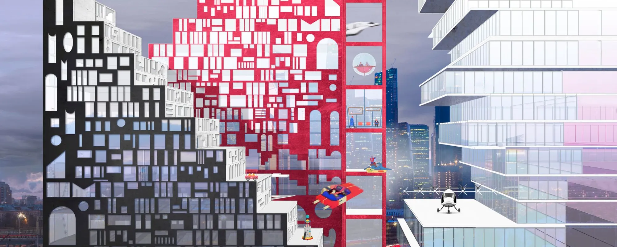 The CityGate: A Vertical City Above Moscow