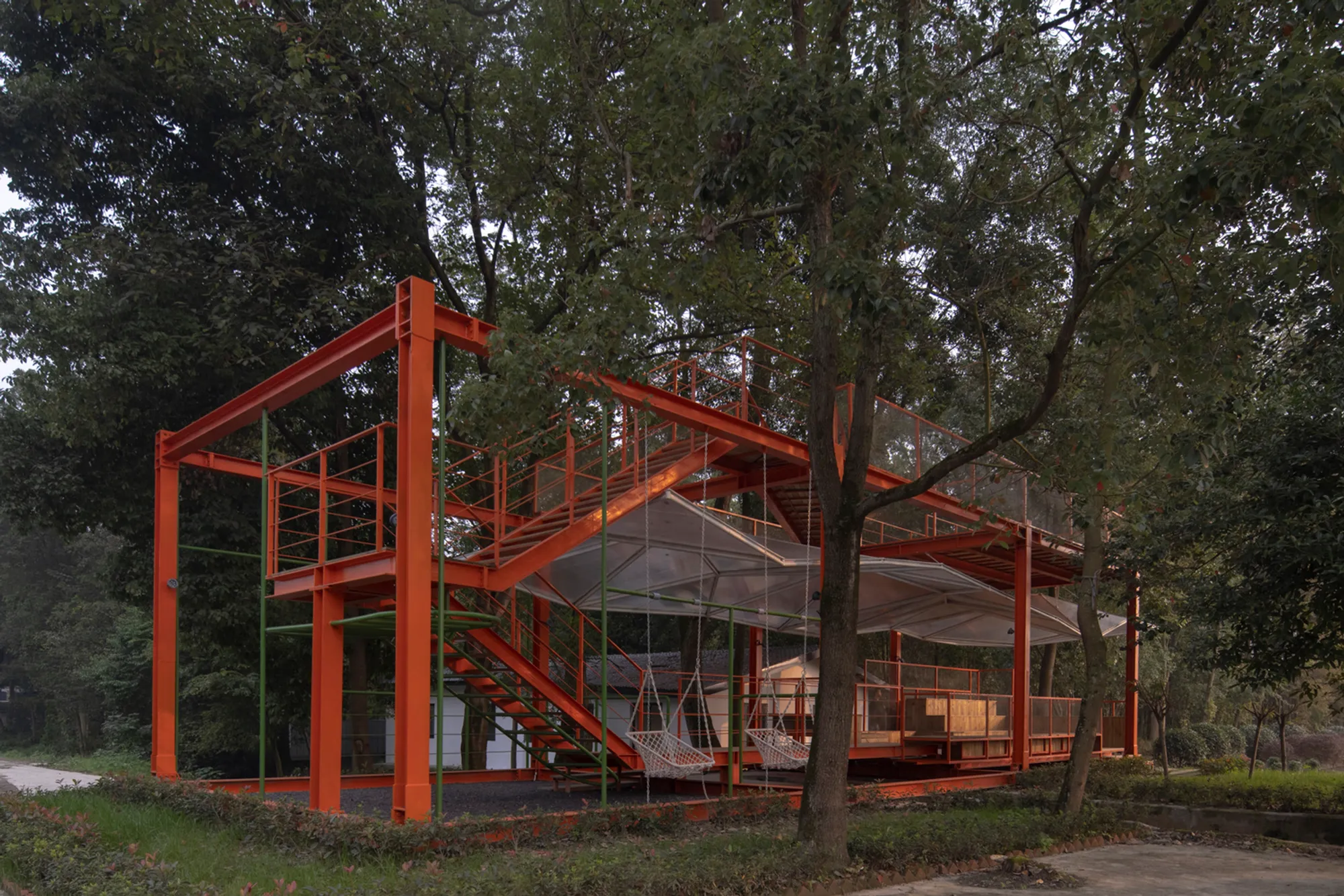 Shuinian Station: An Orange Pavilion in Sichuan