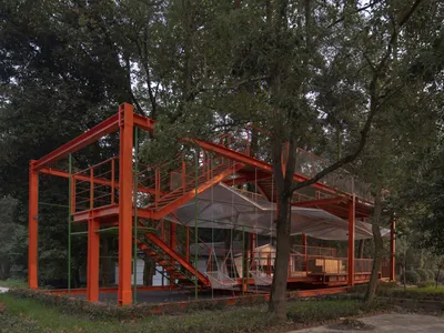 Shuinian Station: An Orange Pavilion in Sichuan