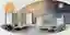 This architectural image presents a conceptual design through a mixed-media collage. It showcases bu