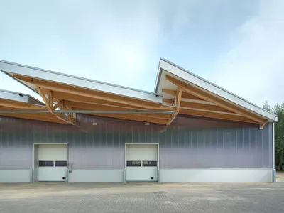 Penitentiary Warehouse: CLT Timber in a Dutch Prison