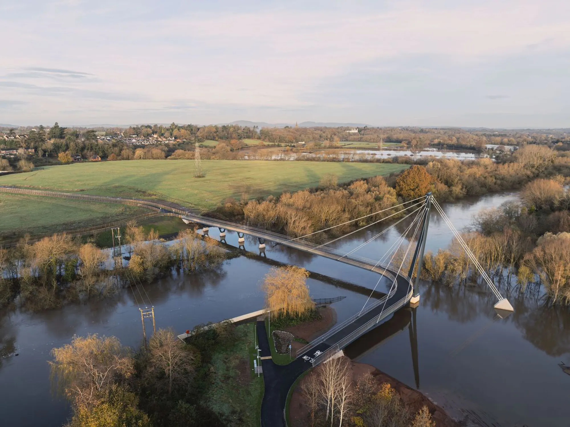 Pedestrian Bridge Design: Kepax Bridge by Moxon Architects