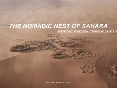 The Nomadic Nest: Desert Architecture for the Sahara