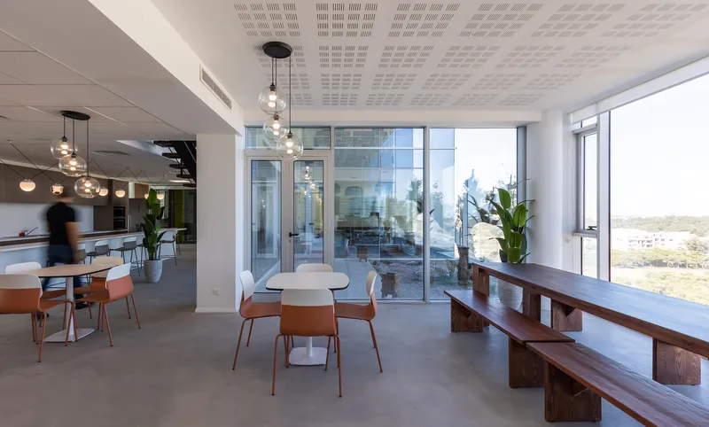 The Screen Office: a 23,000 sq m Tunis office tower with a perforated facade
