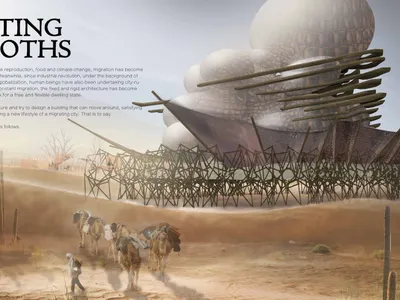 Migrating Behemoths: A Walking City for the Sahara