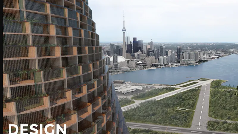 An architectural masterpiece blending sustainable design with panoramic urban views, redefining the skyline of Toronto.