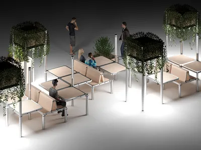 1x1 Industrial Urban Furniture: One Square Meter at a Time on Copenhagen's Shipyard Island