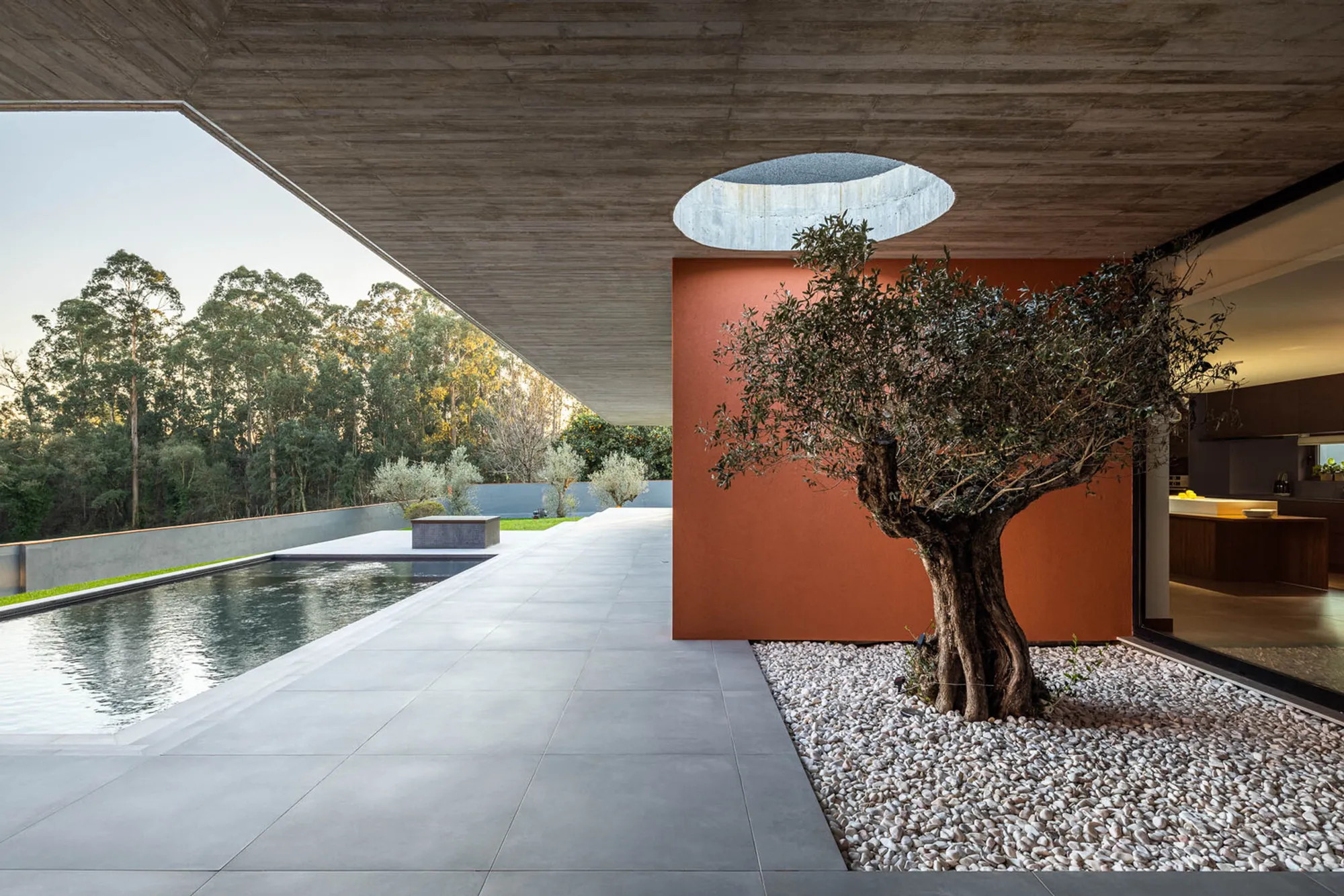 Inception Architects Studio Folds a Concrete Canopy Over Rural Life in Santo Tirso