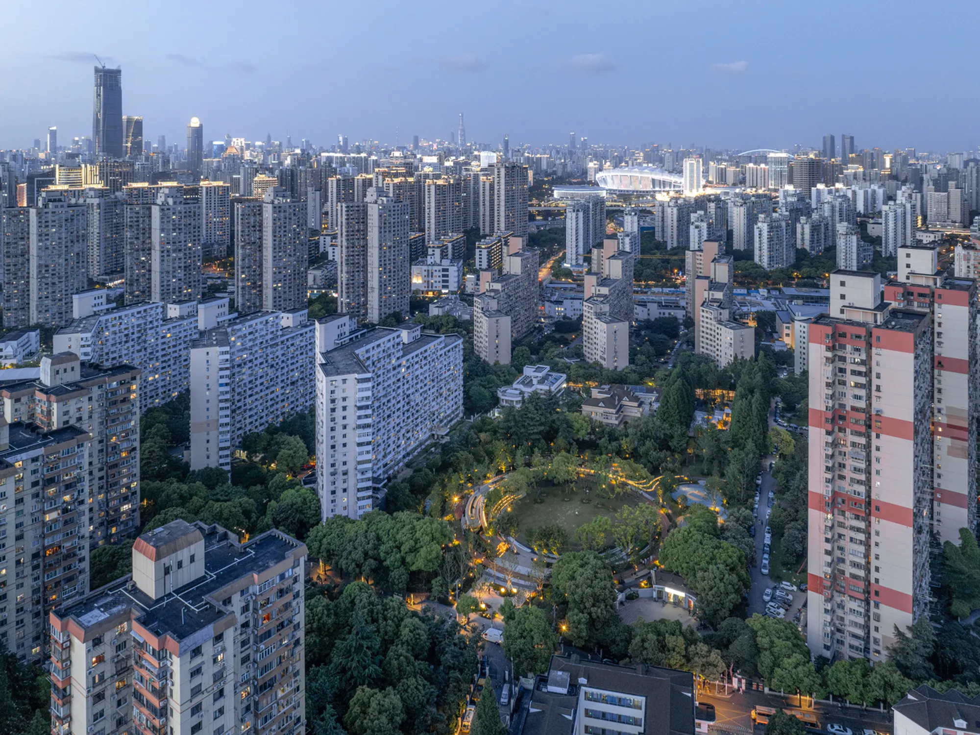 VIASCAPE Wraps a Circular Pavilion in Trees to Revive a Shanghai Neighborhood Park