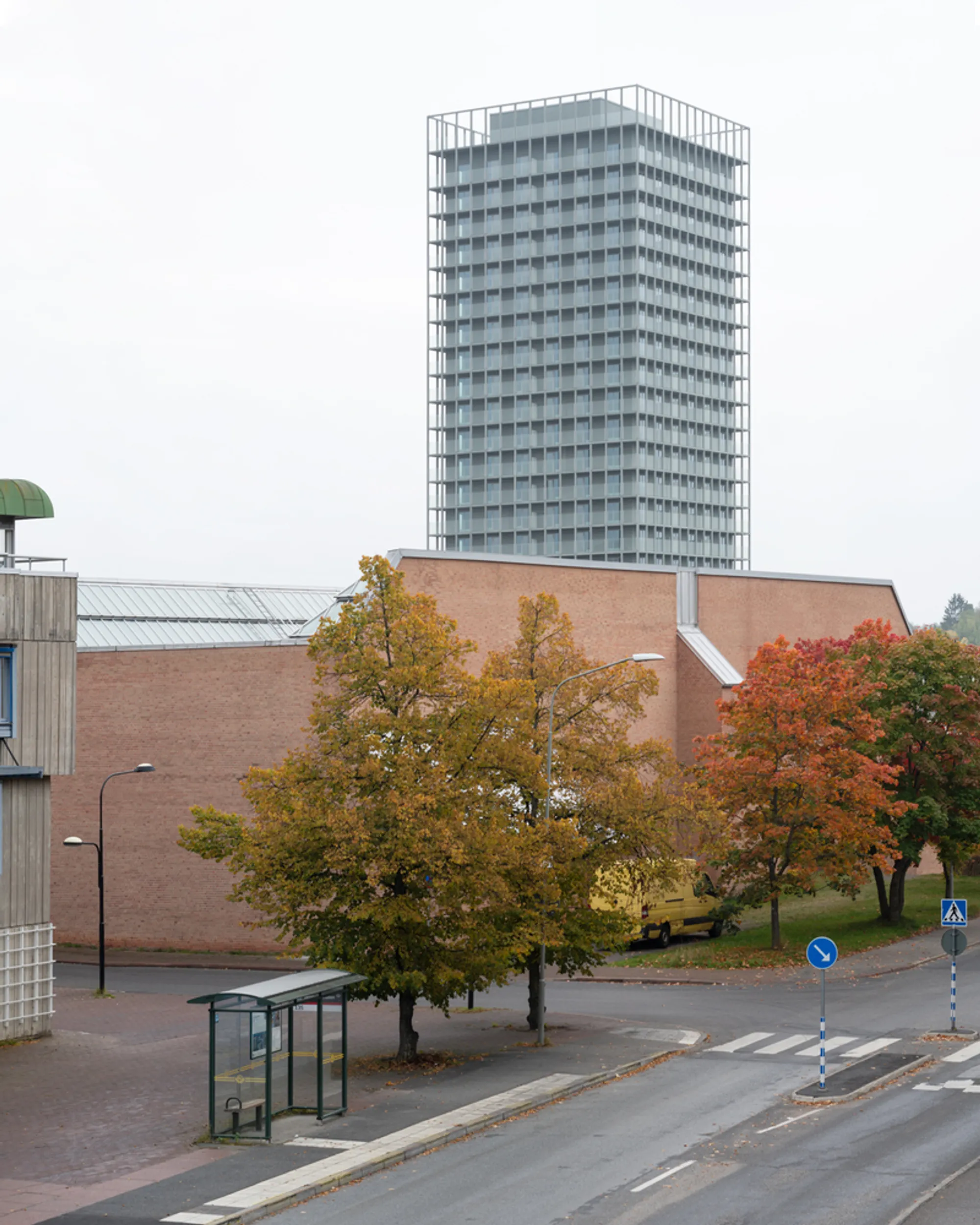 Söderberg Söderberg Plants a 23-Story Terrazzo Tower in Stockholm's Million Program Suburbs