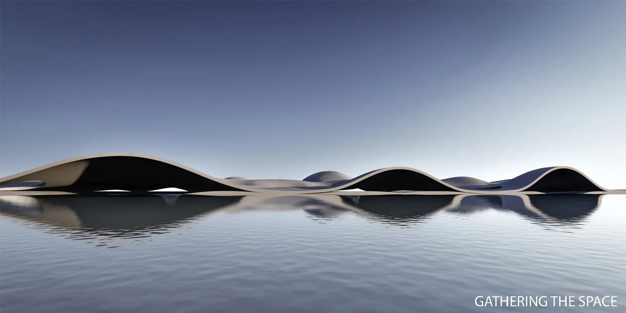 Gathering the Space: Recycled Plastic Canopies That Reshape the Shoreline