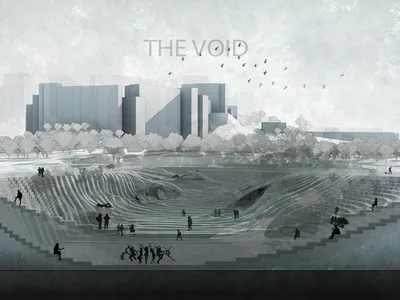 The Void: An Ocean-Carved Amphitheater That Dissolves Architecture into the Sea Floor