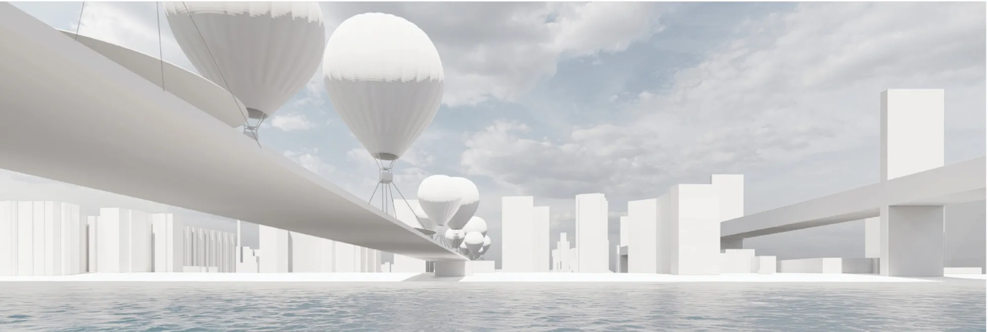 User-Bridge-Context: A Pedestrian Spine That Floats Between Urban Volumes