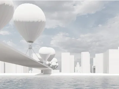 User-Bridge-Context: A Pedestrian Spine That Floats Between Urban Volumes