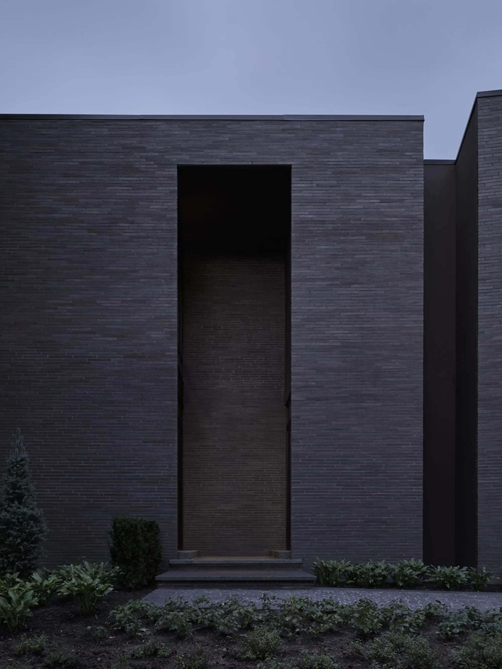 Atelier RZLBD Rotates Two Brick Volumes Ten Degrees Apart to Rethink the Toronto House