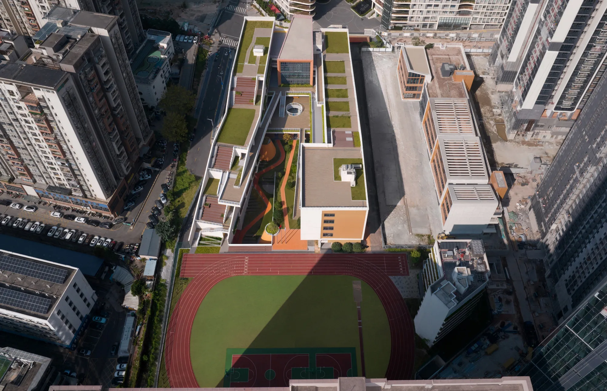 Yijing Architectural Design Carves a Green Valley Campus into Shenzhen's Dense Urban Fabric